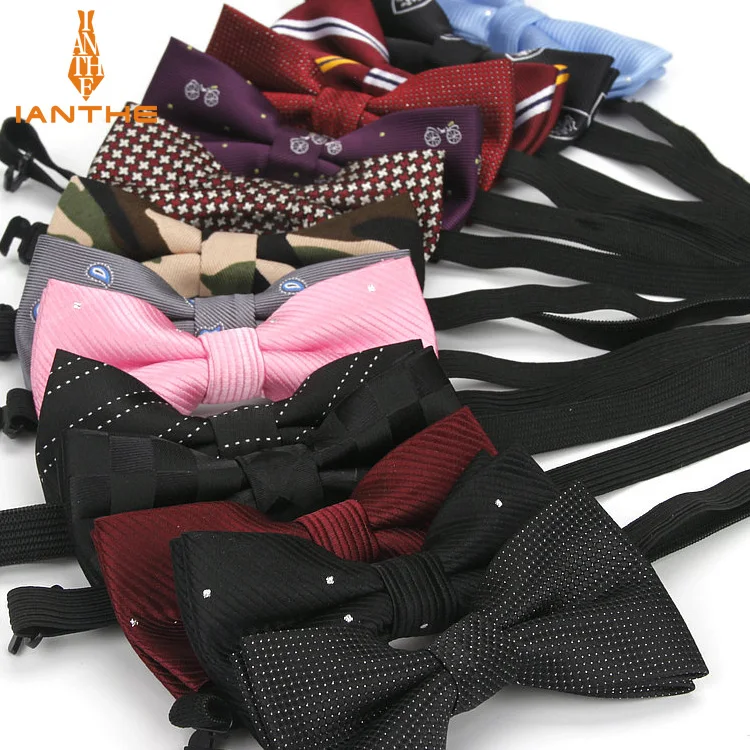 

Children New Fashion Formal Polyester Kid Classical Bowties Butterfly Party Pet Bowtie Tuxedo Ties Polka Dot Stripe Boys Bow Tie