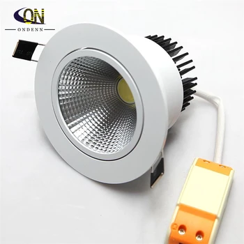 

LED Downlight Spot LED Super Bright Recessed LED Dimmable Downlight COB 9W LED Spot light Ceiling Lamp AC85-265V Free Shipping