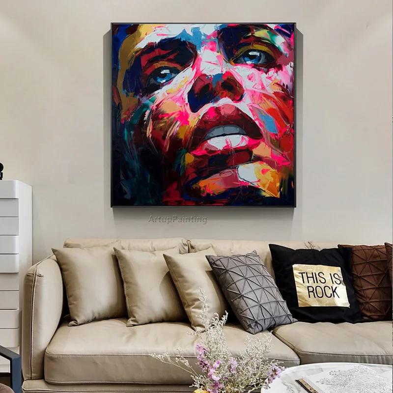 Francoise Nielly картина маслом на холсте поп-арт-стена художественные фотографии для