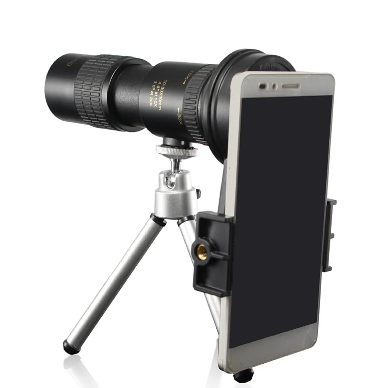 NEW 10 30X30 Phone Zoom Monocular Telescope BAK 4 Green