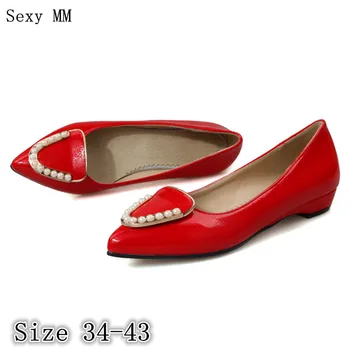 

Women Oxfords Slip On Shoes Flats Wedges Woman Loafers Wedge Flat Shoes Plus Size 33 - 40 41 42 43 High Quality