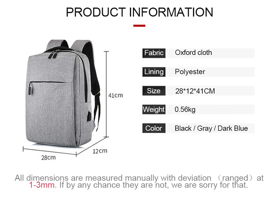 Mens Backpack 15.6 Inch Laptop Backpacks Male Notebook Back Pack USB Charging Travel Bagpack Student Waterproof Women Style Bags (10)