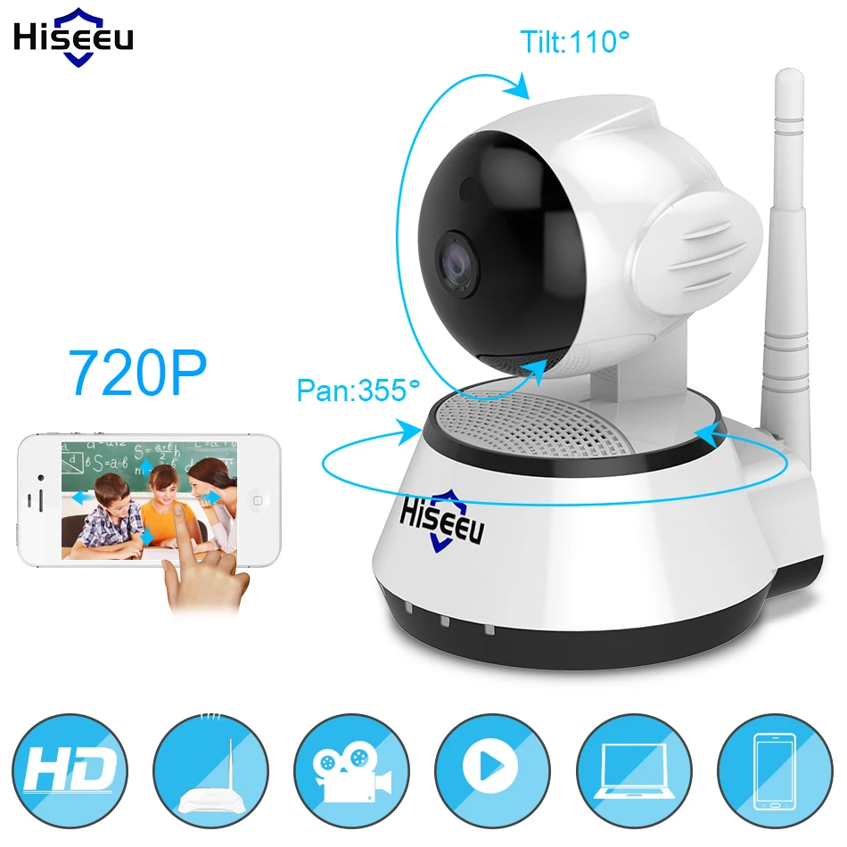 Home Security IP Camera Wireless Smart WiFi Camera WI-FI Audio Record Surveillance Baby Monitor HD Mini CCTV Camera Hiseeu FH2A camera : image Home Security IP Camera Wireless Smart WiFi Camera WI-FI Audio Record Surveillance Baby Monitor HD Mini CCTV Camera Hiseeu FH2A camera