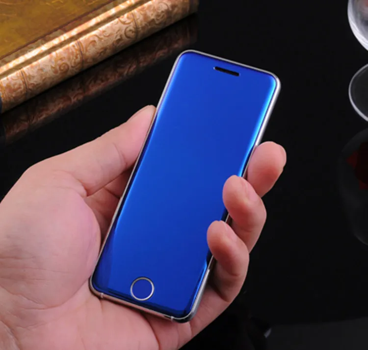 

Ulcool V6 V66 Luxury Super Mini Ultrathin Card Phone 1.67'' Mobile Cellphone Bluetooth Dialer Free Case+earphone