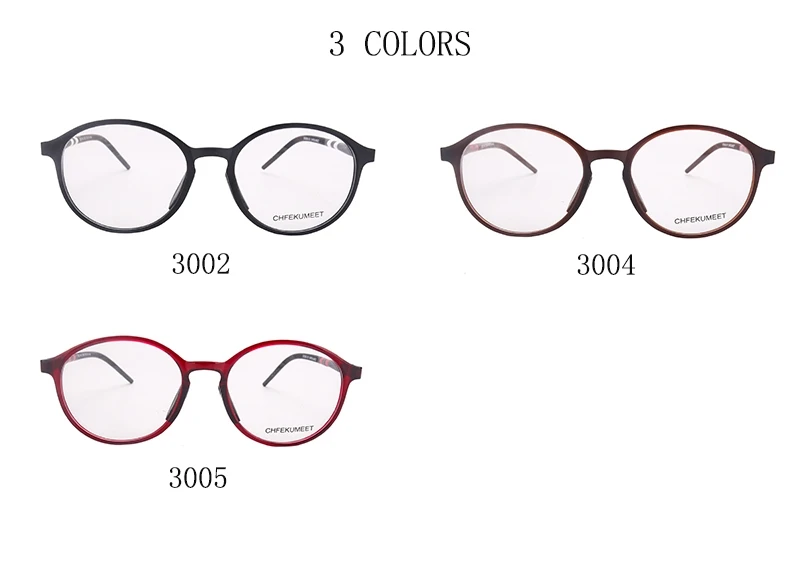 CHFEKUMEET высокое качество круглые очки Рамка для Для женщин Винтаж рецепт очки Близорукость Оптические очки