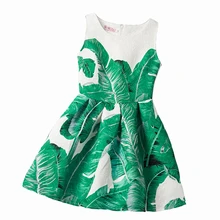 Лето г. Обувь для девочек Цветок Платья для женщин для От 7 до 13 лет Детские Красочные принты платье без рукавов Falda de la Muchacha Menina Vestido