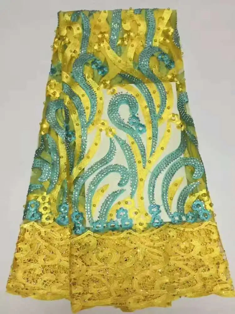 New African High Quality Net Lace French Voile Guipure tulle mesh Fabric For dress party 5yd/lot bpbp103 | Дом и сад