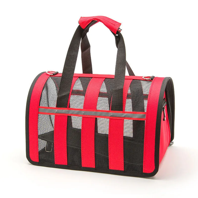 

Pet Carrier Nylon Small Dog Travel Bag Pet Carrier Portable Pet Carrier Purse Breathable Puppy Dog Handbag S-L