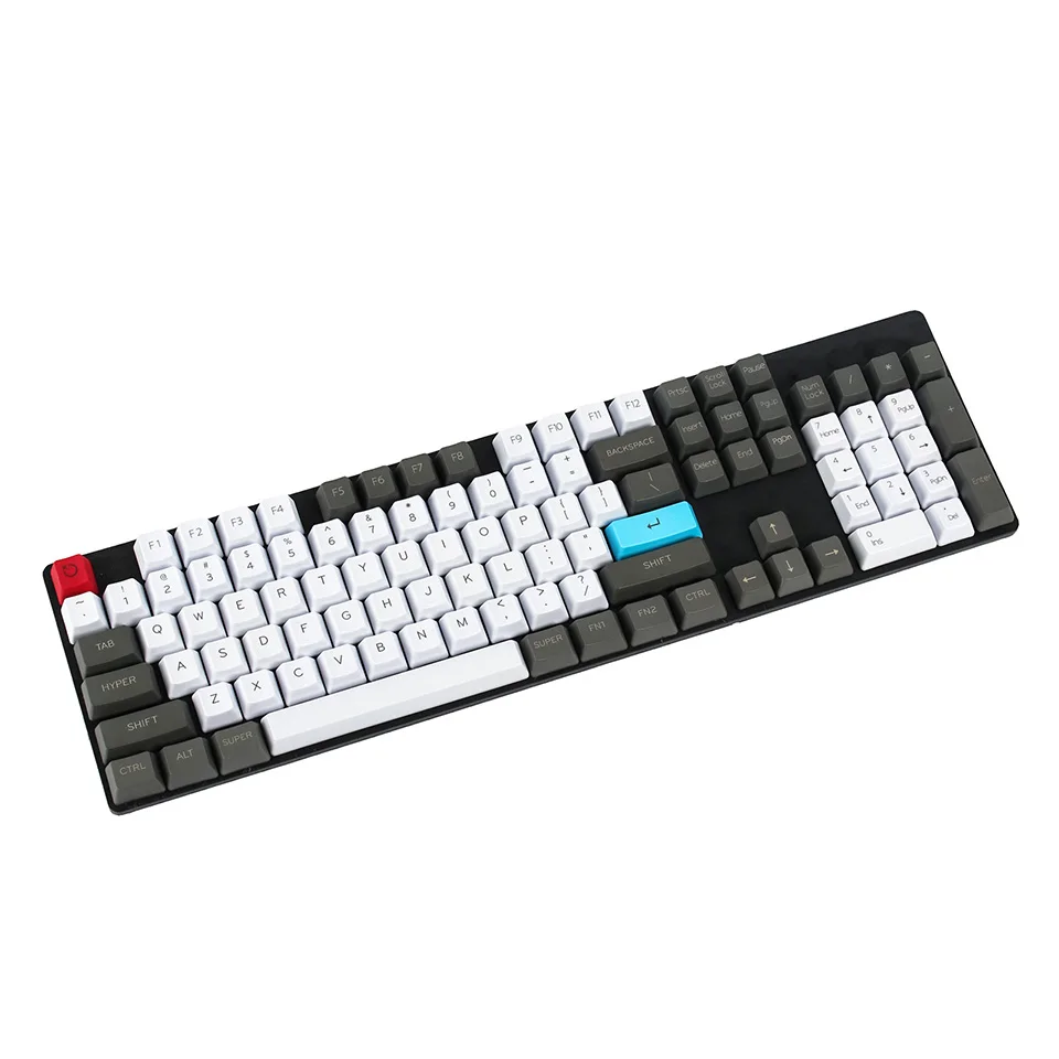 YMDK заказной 61 87 104 ANSI набор ключей OEM профиль толстый PBT Keycap подходит для Cherry MX переключатели Механическая игровая клавиатура