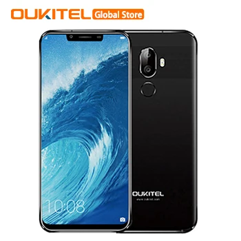 Мобильный телефон Oukitel U18, 5,85 дюйма, 21:9, полный дисплей, распознавание лица, MT6750T, четыре ядра, Android 7,0, 4 Гб ram, 64 ГБ rom, 4000 мАч, 16 МП