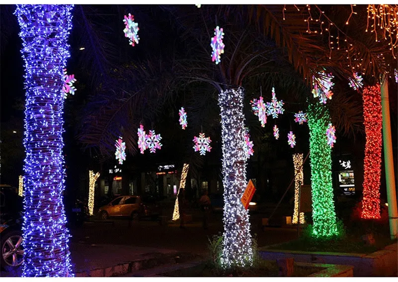 10 м 100 светодиодная гирлянда, Рождественская елка, сказочный светильник Luce, водонепроницаемый, для дома, сада, вечерние, уличные, праздничные украшения