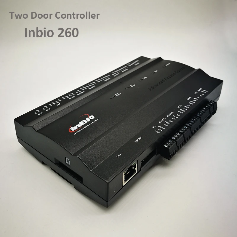ZK Inbio260 Tcp/Ip система контроля доступа двухдверный контроллер системы защиты на