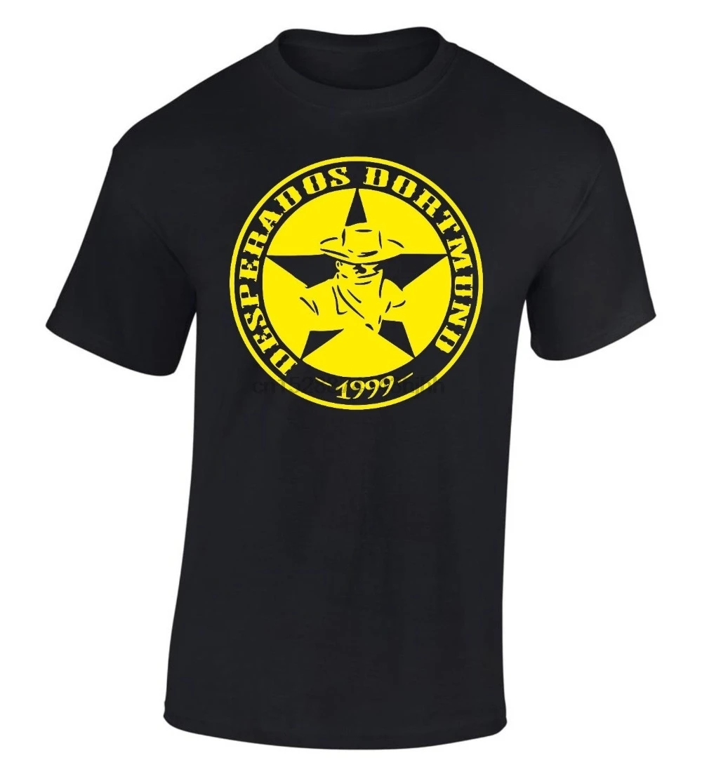 

Tshirt Homme 2018 New Desperados Dortmund T-Shirt ULTRAS Football Soccer T Shirt Print T Shirt Men
