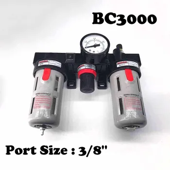 

Free shipping BC3000 air filter lubricator Triplex gas source processor Three-point Combination 3/8''