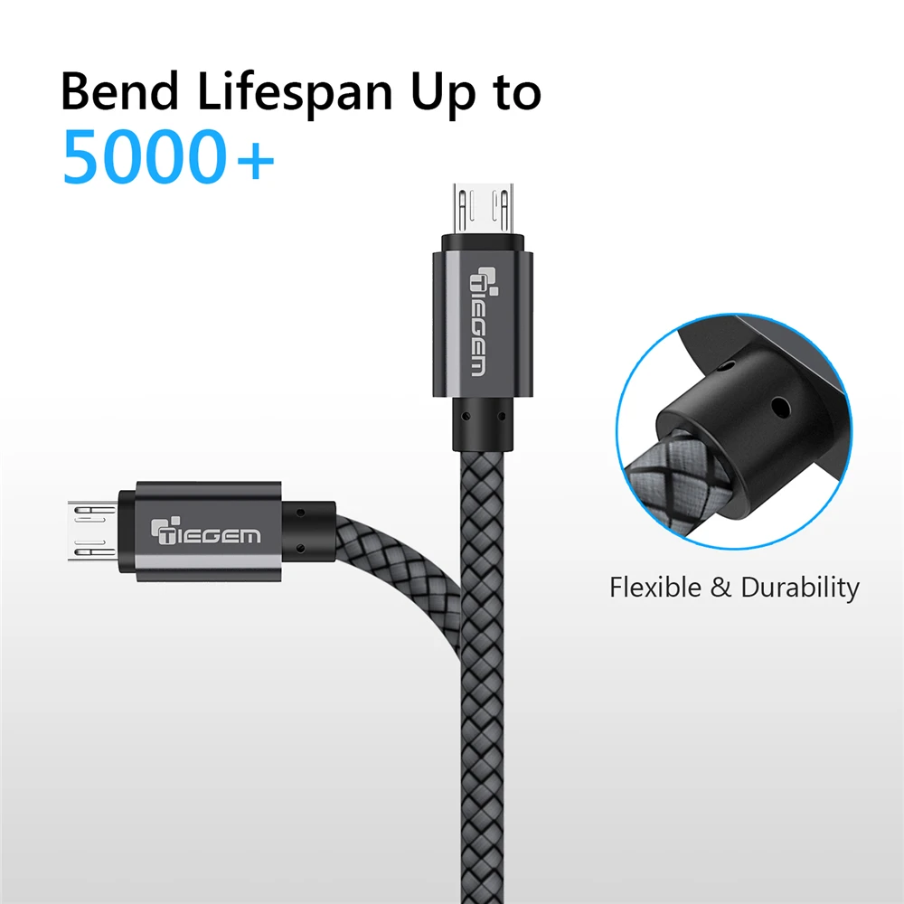 Cabo de Dados Cabo de Telefone Cabo de Carregamento para Samsung Pack Tiegem Carregador Rápido Usb Cabo Micro Celular Xiaomi Huawei Android 50 2a 8 Cheap cable mobil