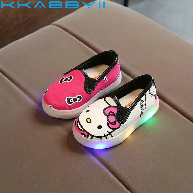 

zapatos con ruedas kids shoes with light children boys 2018 autumn new cotton canvas led light boys girls shoes fashion sneakers