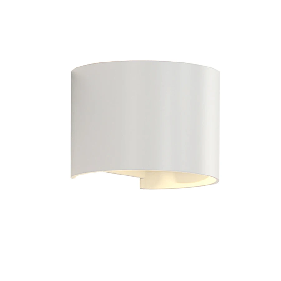 Round White Body Thrisdar IP65 открытый Регулируемый Куб светодиодный крыльцо настенный светильник с крышкой вверх/вниз с поверхностным монтажом светодиодный настенные светильники проход Свет стеновой в коридоре - Испускаемый цвет: Round White Body