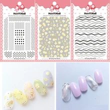 1 лист лак для ногтей задний клей деколь декорации дизайн ногтей стикер для ногтей Советы красоты