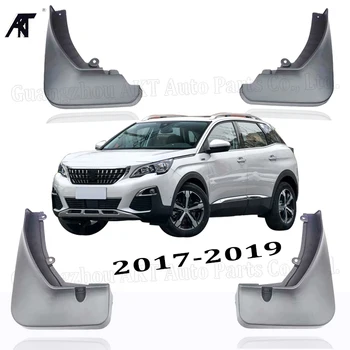 

4Pcs/set for Peugeot 5008 2017-2019 Fender Flares Mud Flaps Car Accessories Front Rear Mud Mire Splash Guards Mudguards Mudfla