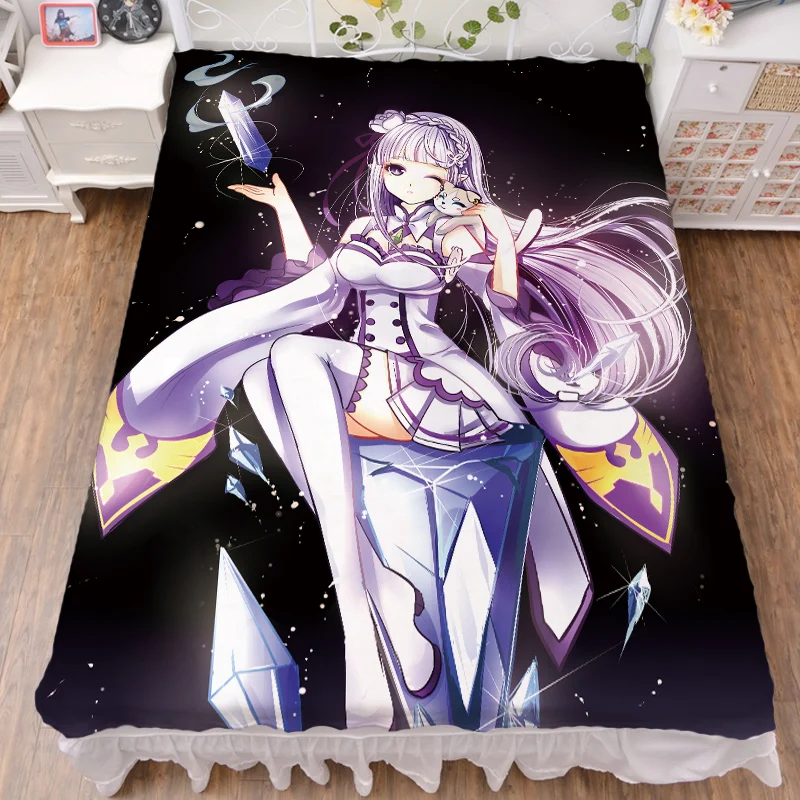 Новое обновление аниме Re Zero kara Hajimeru Isekai Seikatsu сексуальная девушка персонаж Эмилия
