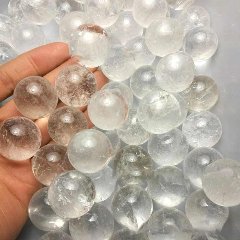 5 размеров 16-28 мм прозрачный натуральный кварцевый шар для украшения дома ремесло