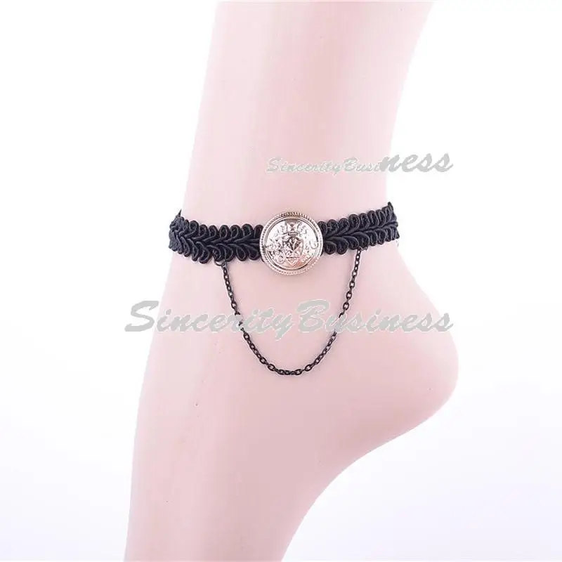 handmade black lace anklet foot bracelets good quality fashion jewelry many design for choosein