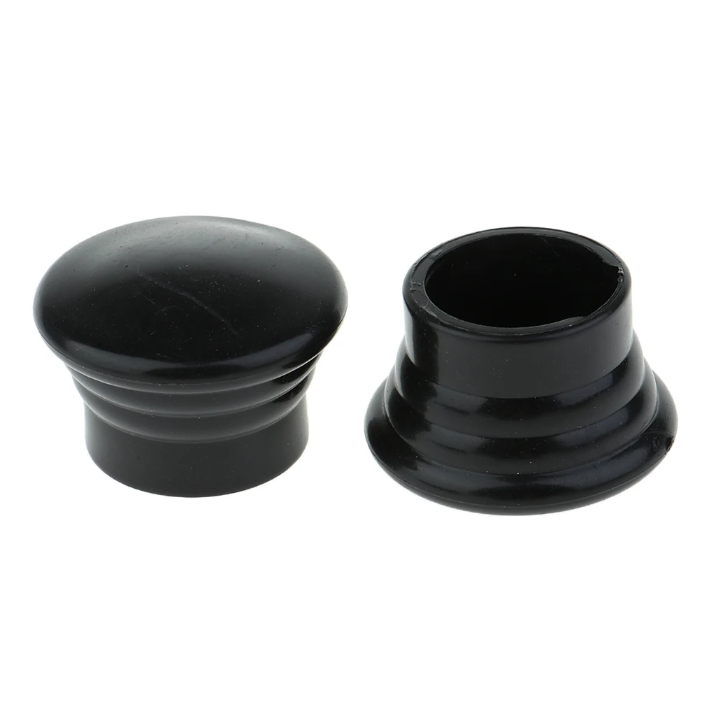 2Pcs Window Curtain Pole Finals End Caps Simplicity 28mm Inner Dia. Window Drapery Curtain Rod End Head Finials Tools