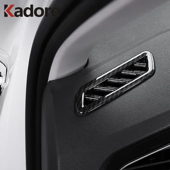 

For Volkswagen T-Roc TROC 2017 2018 2019 Carbon Fiber Car Upper Air Condition Vent Cover Trim Car-styling Interior Accessories