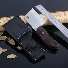 ebony handle tactical hunting knife Camping kitchen tool High carbon steel ATS-34 carving knife mini multi-function small knife ebony small light plane tool