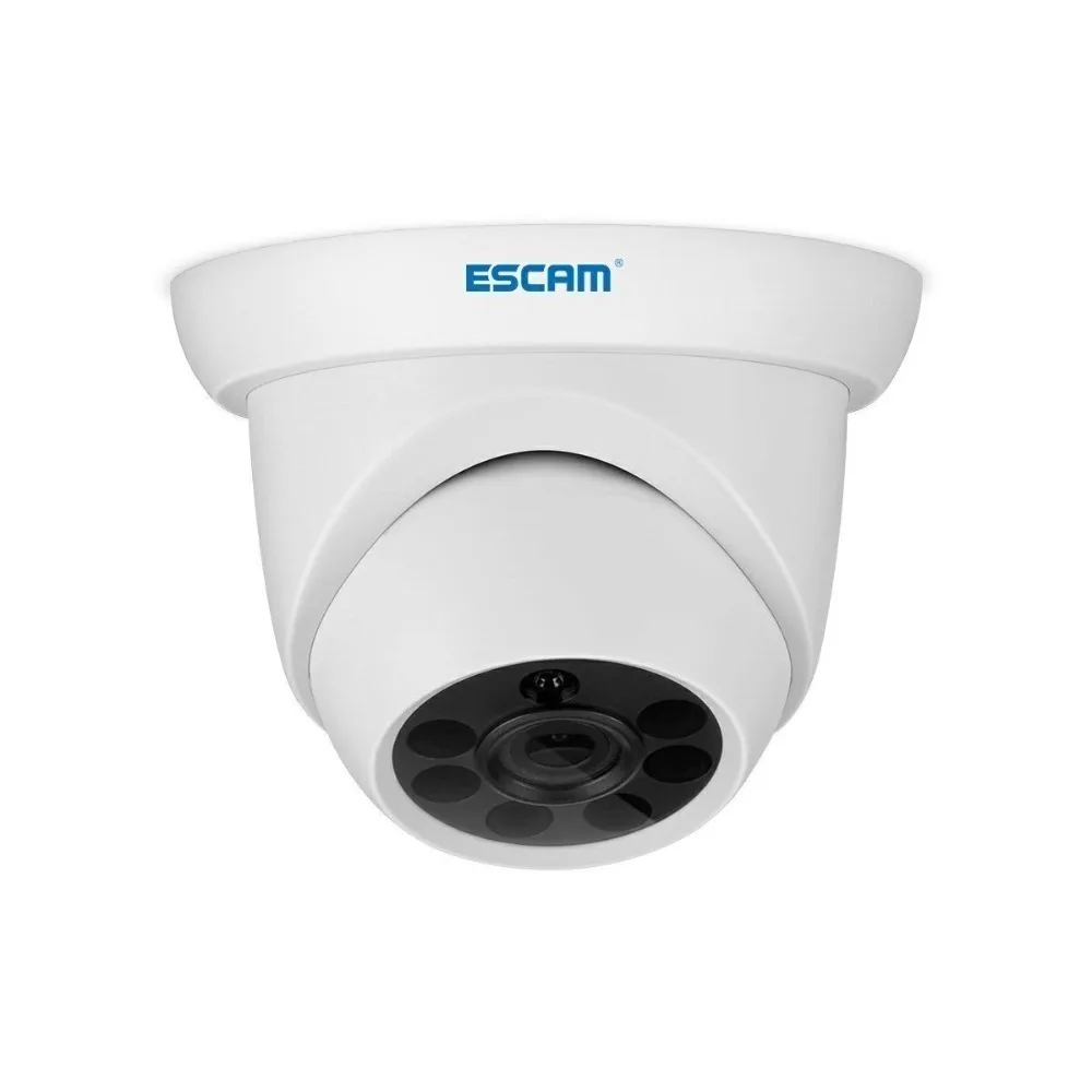 ESCAM QH001 ONVIF H.265 1080 P P2P ИК купольная ip камера Камера с Smart анализ Функция