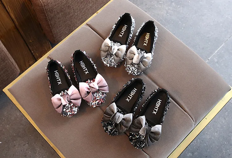 COZULMA/детская обувь для девочек, обувь со стразами для девочек, принцесса, галстук-бабочка, мягкие туфли для танцев, нарядная обувь для