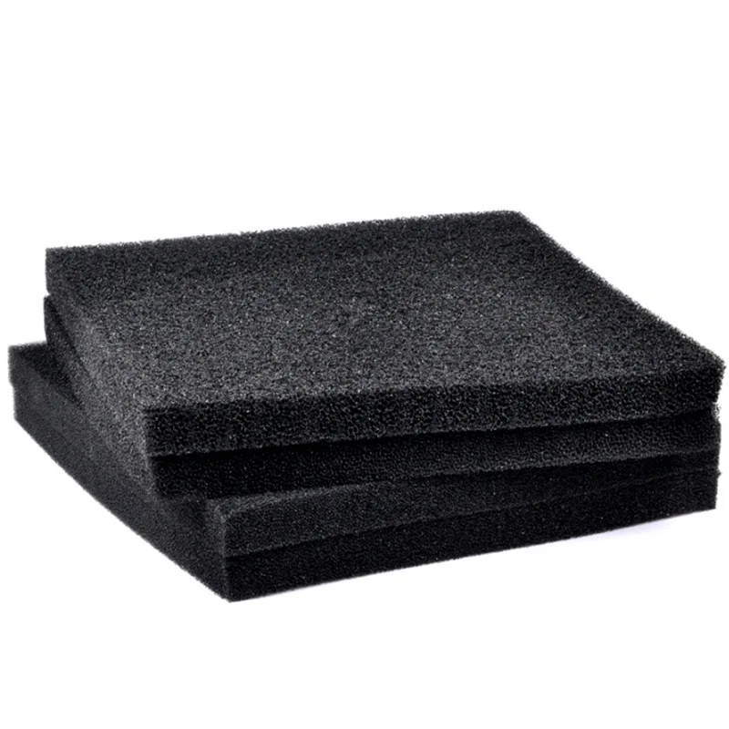 Black Biochemical Cotton Filter Foam Sponge Aquarium Fish Tank Pond
