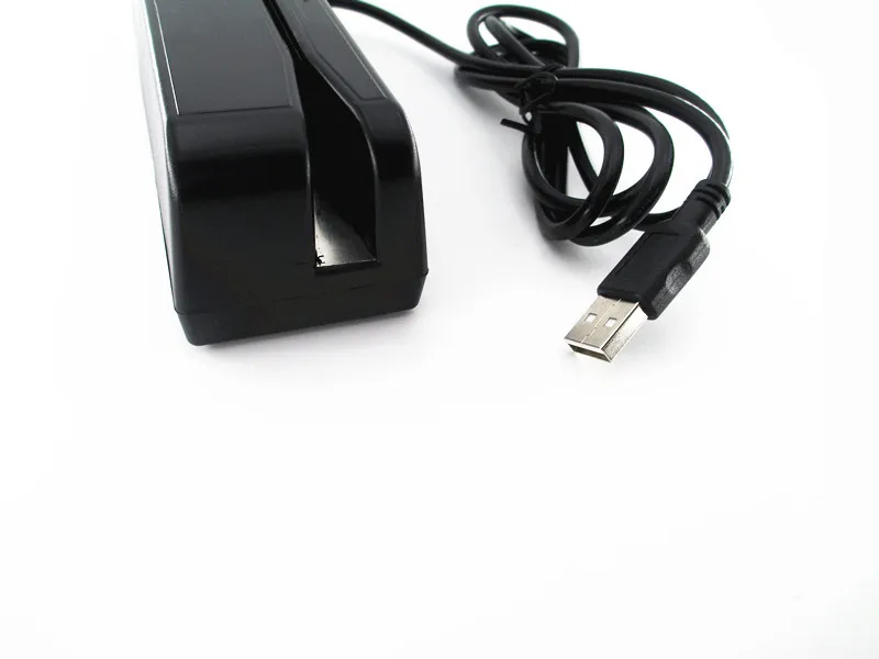 USB универсальный считыватель штрих кодов магнитных карт двунаправленный MSR POS Reader