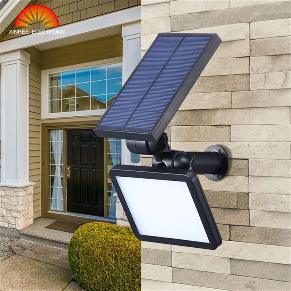 

XINREE Solar Light 48 LED Super Bright Solar Wall Lamp Adjustable Angle Light Radar Motion Sensor Microwave Induction Wall Lamp