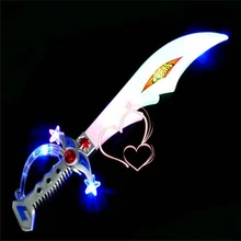 Флэш музыкальный меч детский свет детские игрушки световой меч игрушка со светодиодом светится в темноте светящаяся игрушка светящаяся палка