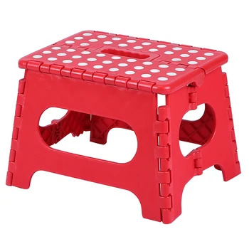 

'The Best' Folding Step Stool Lightweight Plastic Step Stool Non Slip for Kitchen Bathroom Bedroom 889