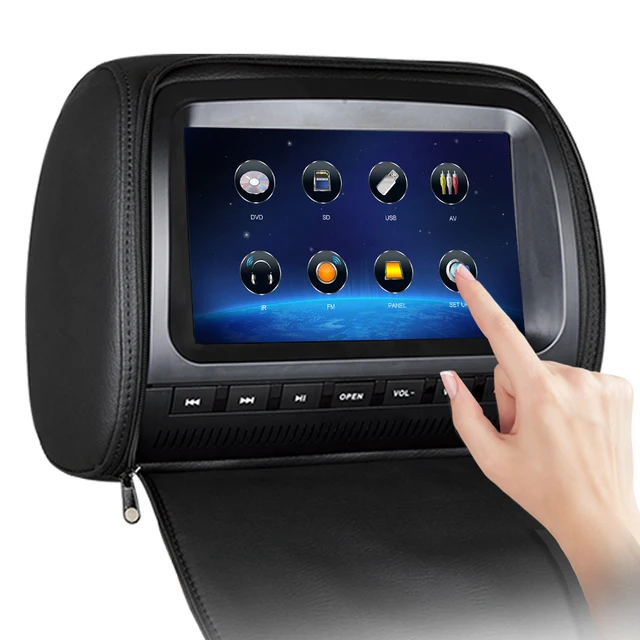 9 inch FHD Touch Screen Car Headrest DVD Player Car Rear Seat Media