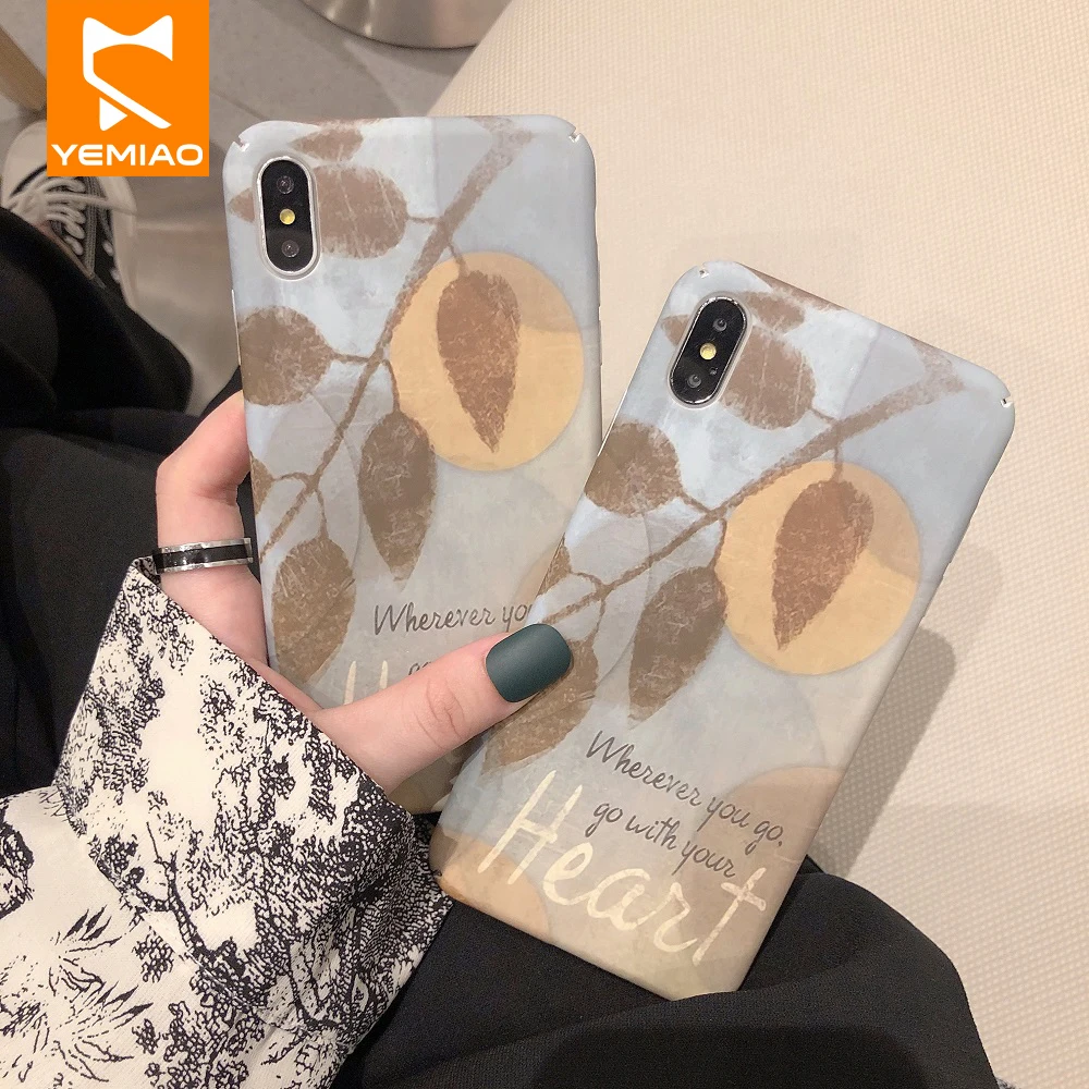 Роскошный чехол с геометрическим узором в виде цветов и листьев для iphone 8 7 6 6S Plus