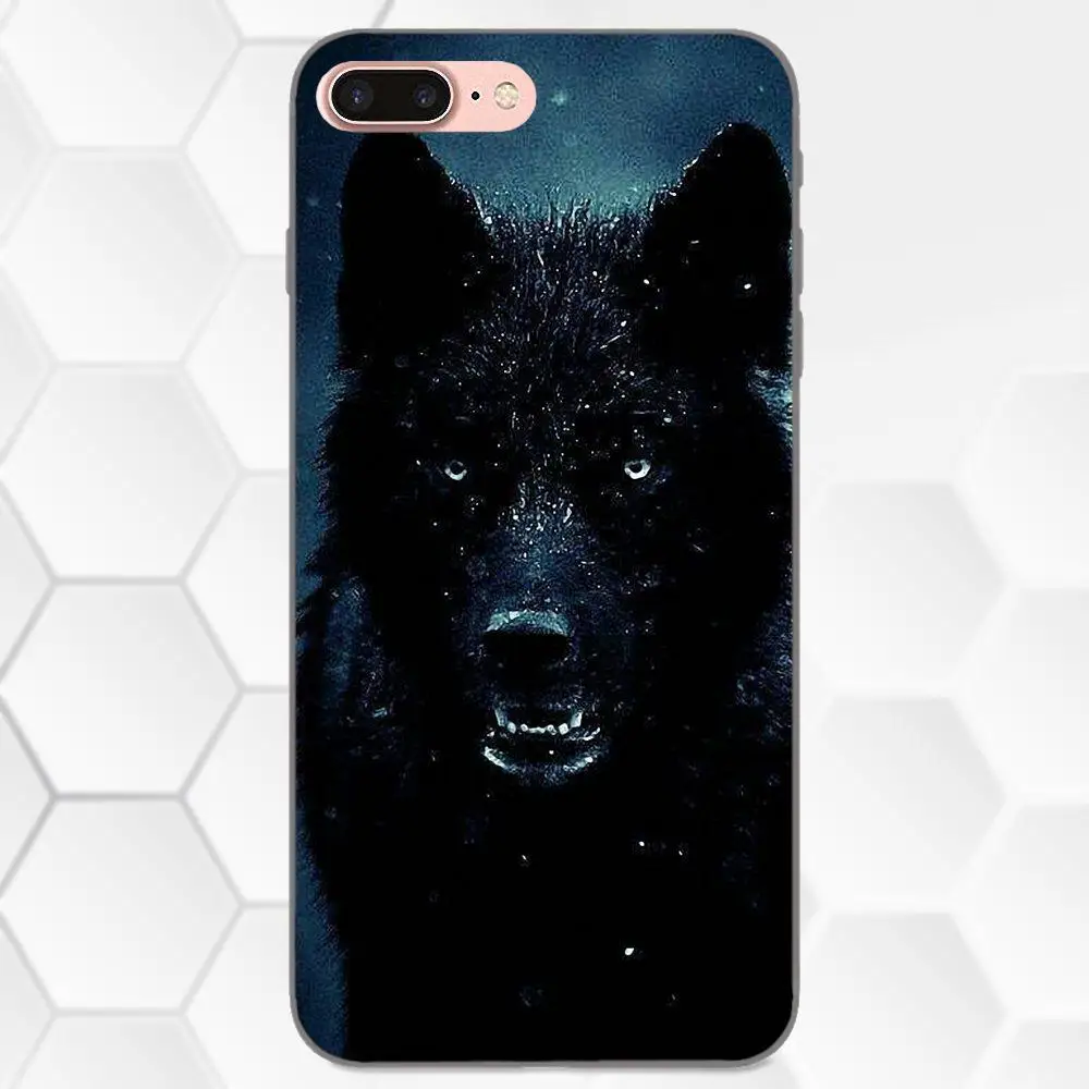 Оболочка Чехол для телефона Apple iPhone 4 4S 5 5S SE 6 6S 7 8 Plus X XS Max XR Wolf Running|Бамперы| |