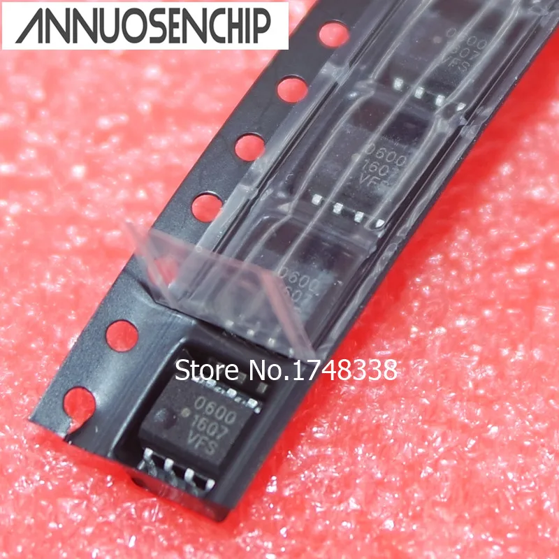 100% new and original 6N137 HCPL 0600 small size SOP8 Optical coupling ...