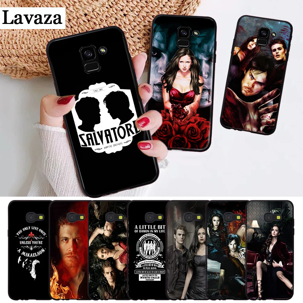 

Lavaza e The Vampire Diaries Colorful Silicone Case for Samsung A3 A5 2016 2017 A6 Plus 2018 A7 A8 A9 A10 A30 A40 A50 A70 J6