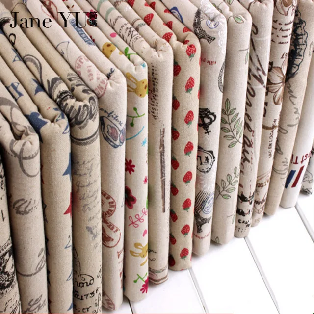 Aliexpress Janeyu Diy Sofa Upholstery Curtain Linen Fabric Cloth For Tablecloths Patchwork Sewing Patterns Furniture Tissu Textile