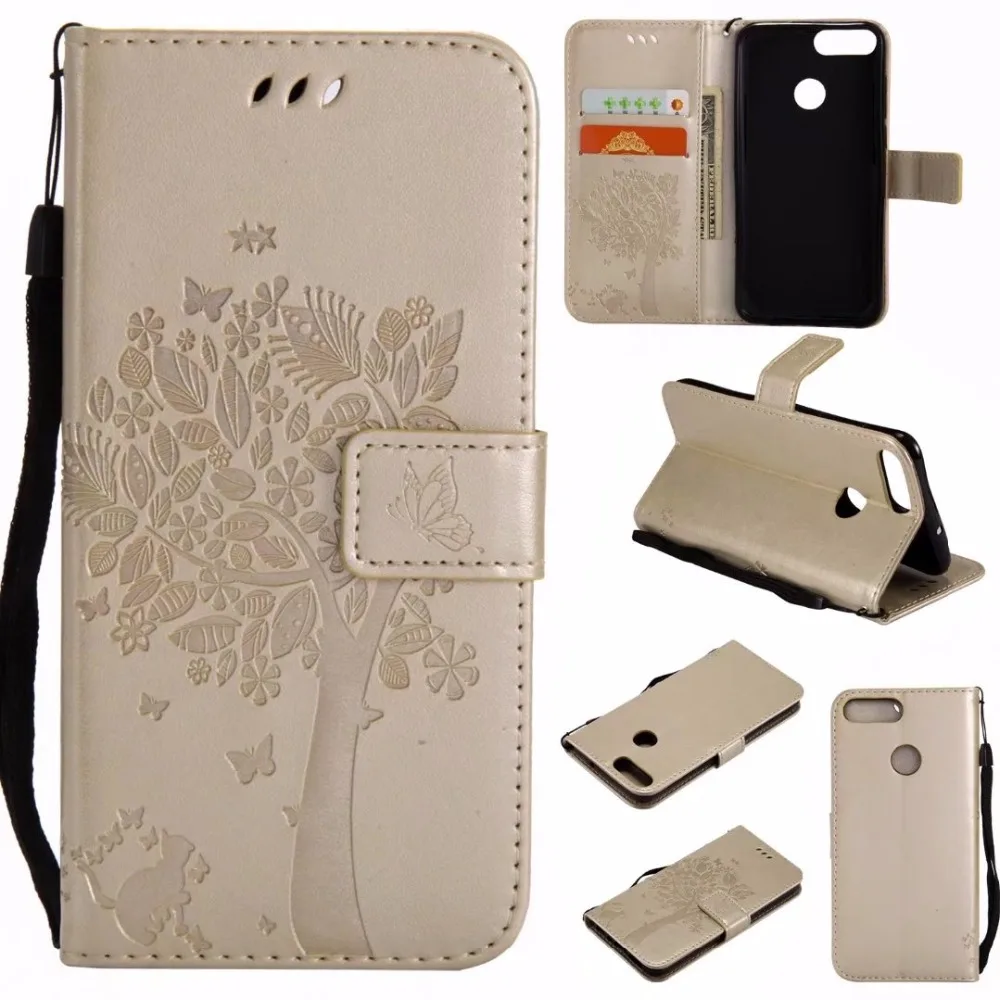 

For Huawei P Smart Flip Leather Case Book Style Business Wallet Cover Shell Pocket Purse Fundas Coque For Huawei Honor 9 Lite