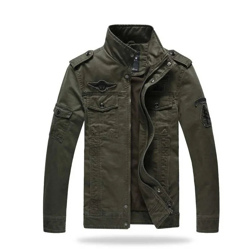 outdoor Mens military Denim jacket 