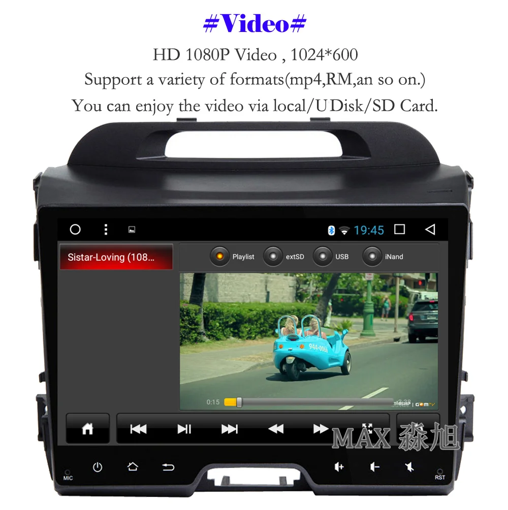 Perfect MAX Android 8.1.0 2G 32G GPS Navigation System Car DVD For KIA Sportage 2011 2012 2013 2014 2015 Car Radio RDS WiFi SWC Free Map 5