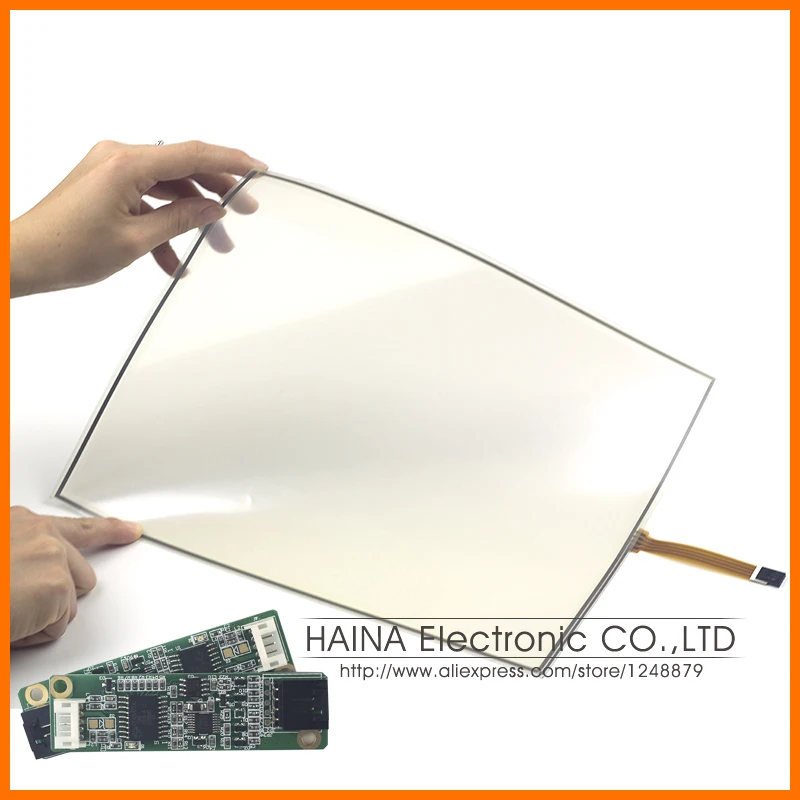 

16:10 Flexible 14 Inch includes USB Controller 4 Wire Pellicle Touch Screen Panel Kit for photobooth/photo kiosk/Laptop