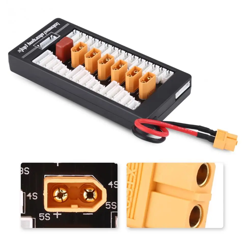 Multi 2S 6S Lipo параллельная сбалансированная зарядная плата XT30 XT60 T штепсельная Вилка