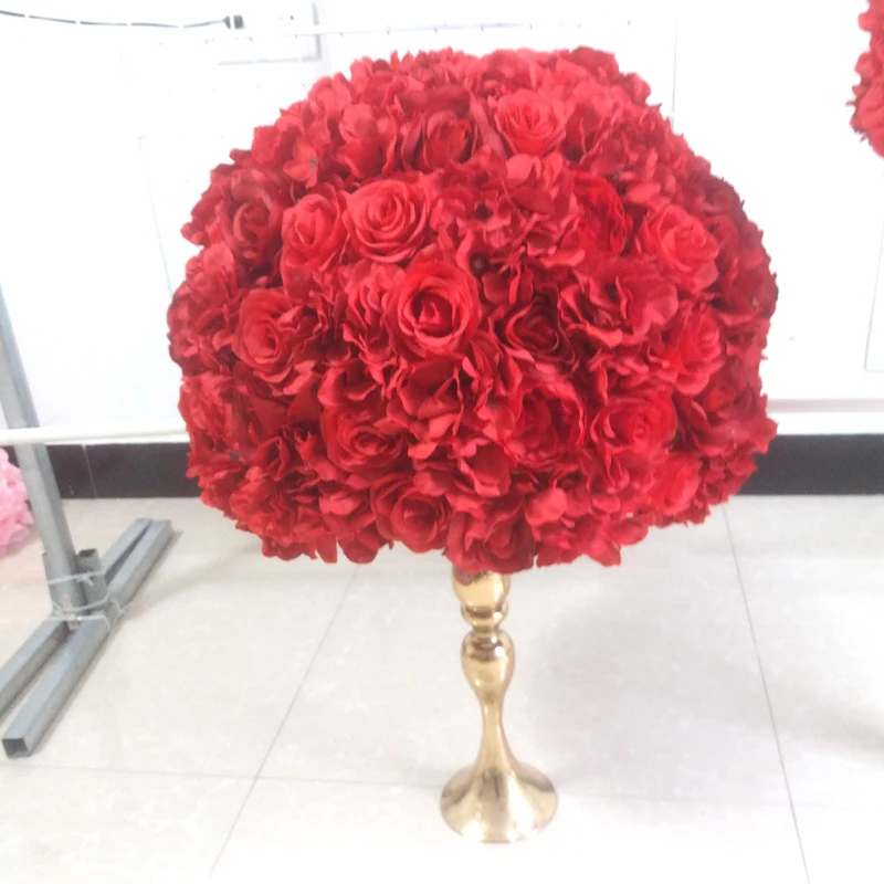 

SPR Free shipping-10pcs/lot wedding table centerpiece flower ball decoration artificial flowe Road lead flower