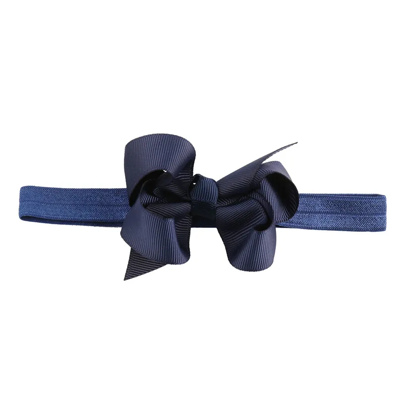 Laribbons Newborn and Babies Grosgrain Hair Bow Elastic Headband 19 Pack