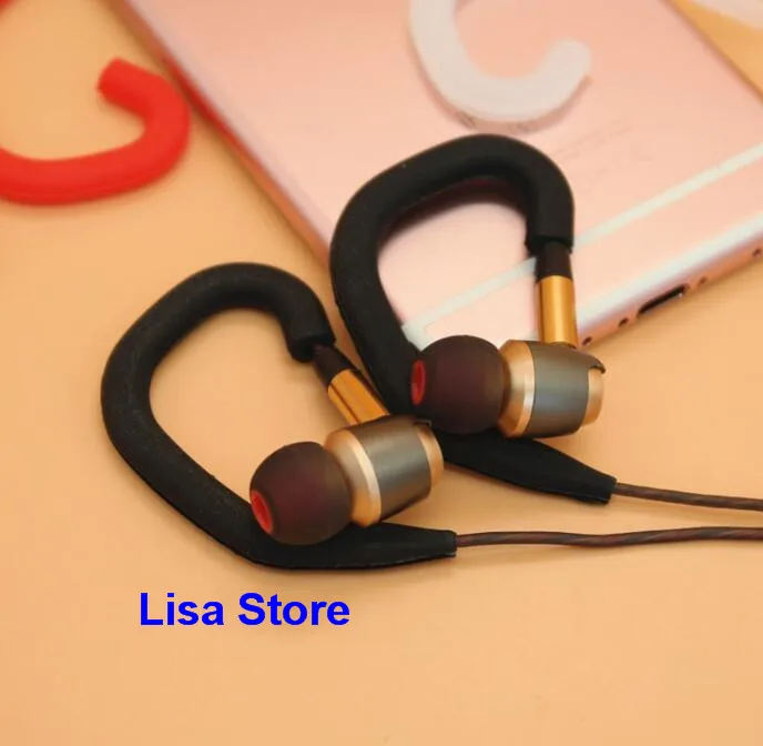 100pcs Eco friendly Removable Soft Silicone Sports Earhook Wire Cable Hanger Compatible with most ear headphones